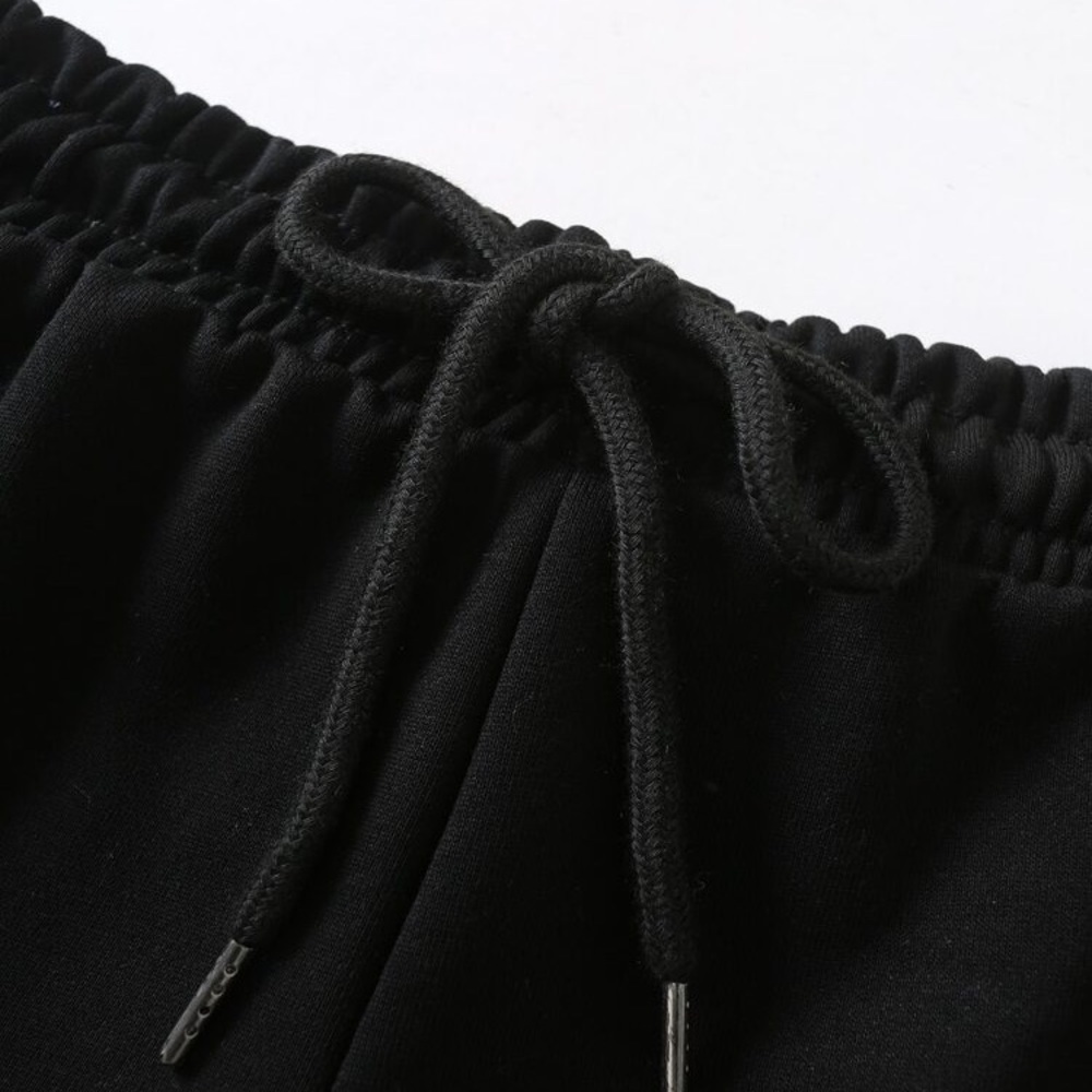 Solid Drawstring Track Shorts - Picture 5 of 8
